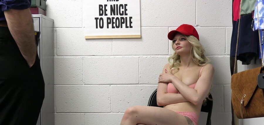 Guard searches blonde for stolen property - XXXonXXX - Pic 2