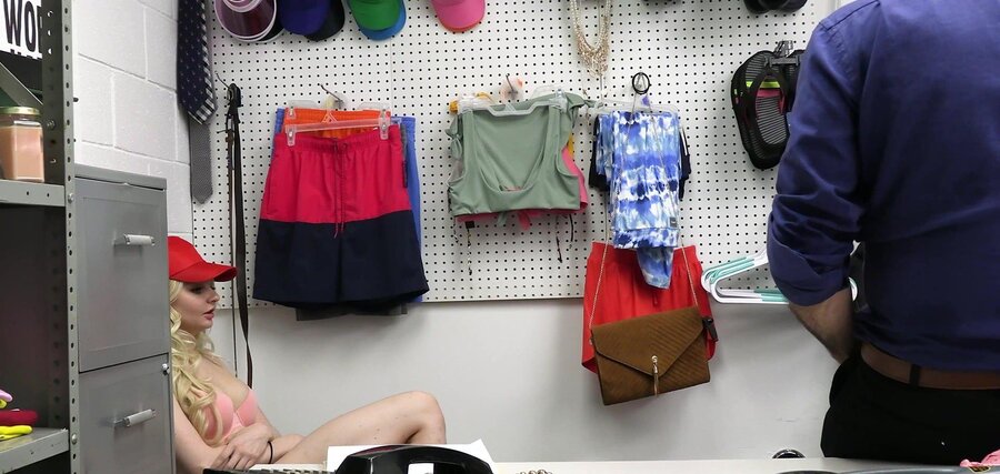 Guard searches blonde for stolen property - XXXonXXX - Pic 4