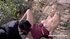 Busty blonde gets jizz-flow on tits after blowjob