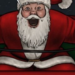 Kinke Santa made busty girl to be - BDSM Art Collection - Pic 1