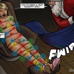 Cute blonde girl bounded and humiliated - BDSM Art Collection - Pic 1