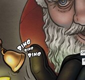 Cute blonde girl bounded and humiliated by Santa. Fashion Queen 2 Restoration