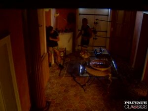 Long-haired brunette slut threesome - XXXonXXX - Pic 2