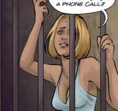 Big boobs blonde chick put in a cage with other slutty girls. Family Nightmare