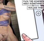 Slutty blonde girl likes watching bdsm porno. Bad Lieutenant 8 Trafficked