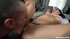 horny brunette's pussy licked