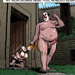 Fat bastard takes busty redhead slave - BDSM Art Collection - Pic 2