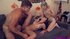 Two hot sisters get Halloween threesome with stepbrother