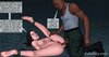 Busty brunette submissive gets bbc in asshole while telling information