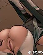 Busty slut gets lured into sex by a pervert.  Bear's Lair by Kittyhand.