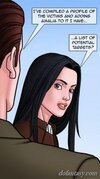 Brunette slutty cop dicsusses the cases of kidnapping with colleague.