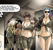 Big tits blonde finds that she is in female community. Slavecop 3 The