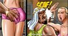 Pretty blonde chick burned to sultan's harem. HAREM 2020 by Cagri.