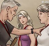 Busty blonde teen punished and whipped by lesbian coach. WELCOME TO MUDWATER