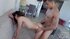 Petite brunette's young twat stiffed with bbc