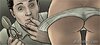Restrained young blonde's tits pierced painfully. Schizo by Slasher.