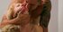 gorgeous blonde doll gagged