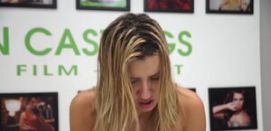 Natural blonde chick has never been fucked this hard