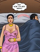 Busty Indian MILF masturbates in bed while husband is sleeping