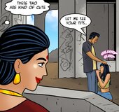 Busty young Indian deep throated by horny boyfriend