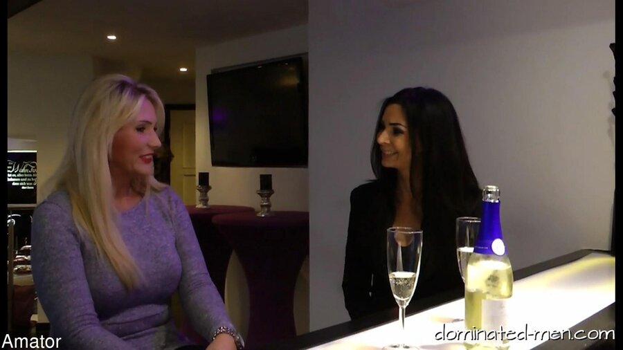 Sub gimp is chained by the hot blonde domin - XXX Dessert - Picture 1