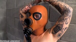 Slaves must wear gas masks while they are fucking