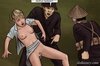 Cute blonde nurse stiffed with huge bush-fughter's bone. Vietnam Story