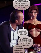 Hot brunette in sexy dress meets muscular guy in the bar. Agent X 2: Last