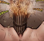 Cute tied blonde tormented by burning bundle in her twat. Vietnam Story