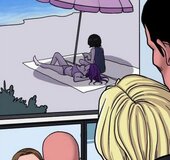 Cute busty teen taken to kinky guys' beach mansion. Snatcher 3 By Lesbi