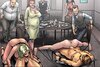 Kinky captain caught and tied busty blondes and their friends. Pleasure