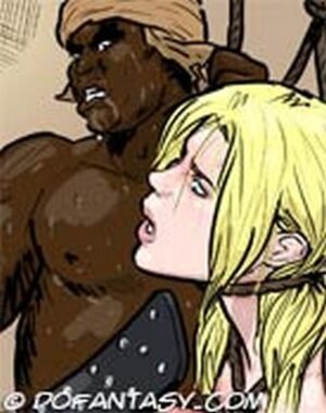 Beautiful blonde slave deep