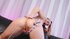 oiled-up playful girl penetrates