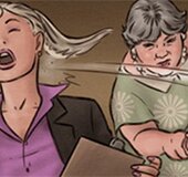 Cruel mature female hunts for young teens. Fansadox Collection 581. MAMA'S