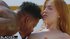 Slim ginger teen eating pussy
