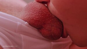 Hot blonde girl eating pussy