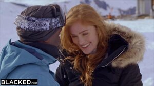 Slim small tits teen sucks cock