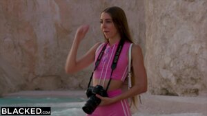 Slim beautiful teen eating pussy