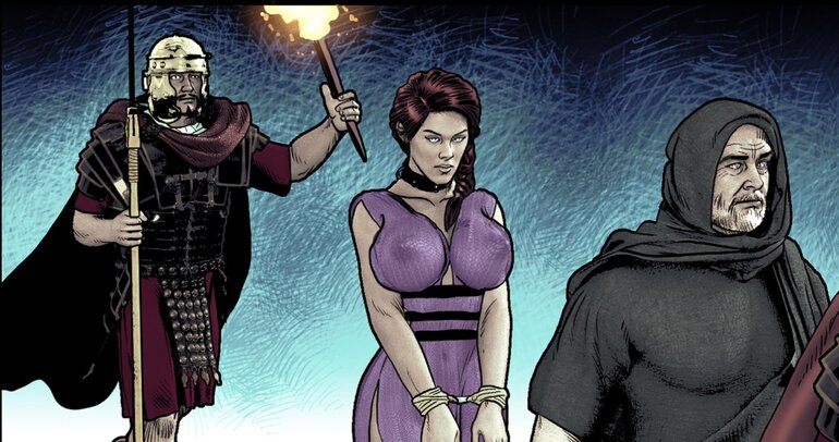 Captured Spartana suffers in Rome under - BDSM Art Collection - Pic 2