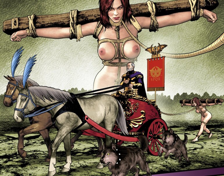 Captured Spartana suffers in Rome under - BDSM Art Collection - Pic 4