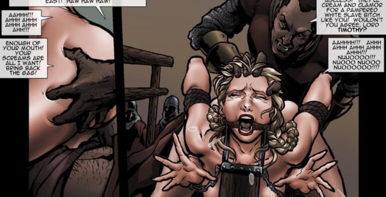 During a siege, Lord Fredrick captures - BDSM Art Collection - Pic 6