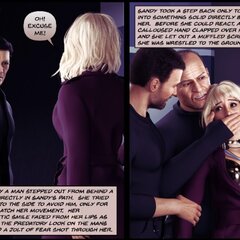 Singer Sandy is captured and auctioned - BDSM Art Collection - Pic 2
