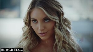 Gorgeous blonde gives handjob
