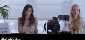 Slim small tits teen gangbanged