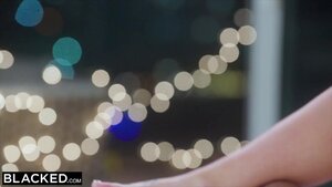Blonde doll banged with bbc