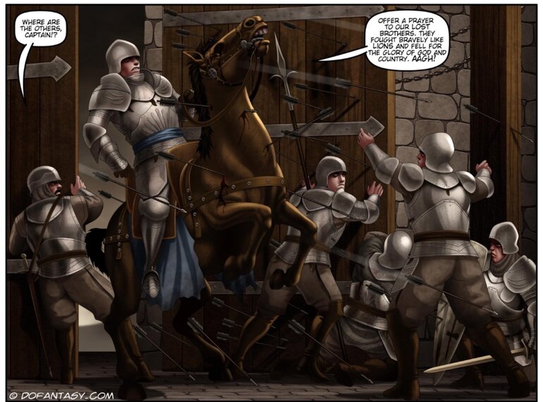 Amidst the chaos, a mercenary and - BDSM Art Collection - Pic 2