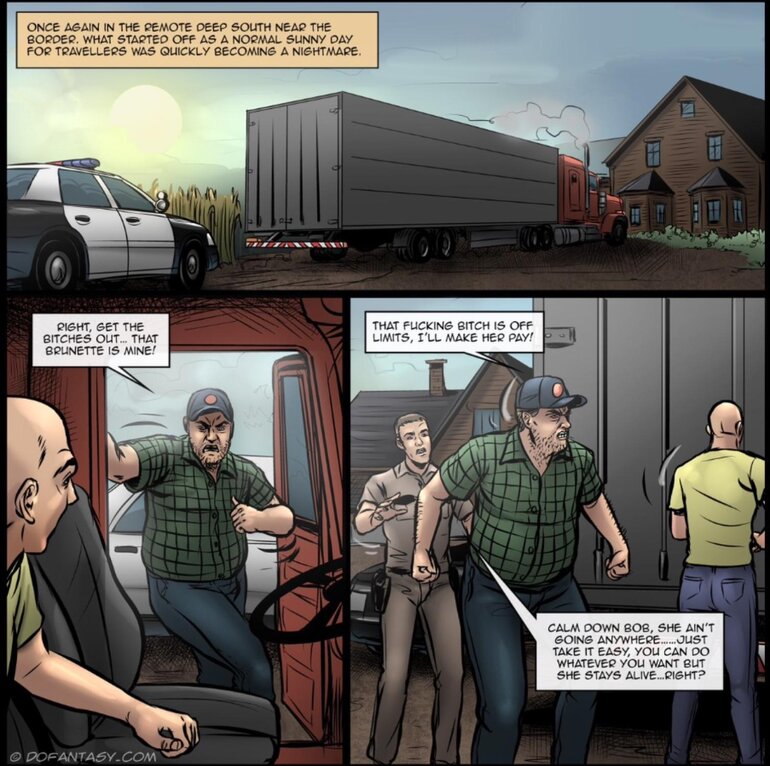 Busty submissive brunette deep throated - BDSM Art Collection - Pic 2