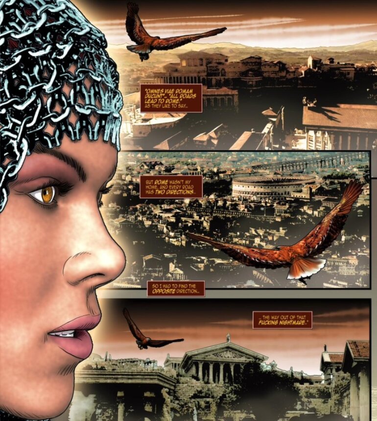 Spartana fights as a gladiator in - BDSM Art Collection - Pic 3