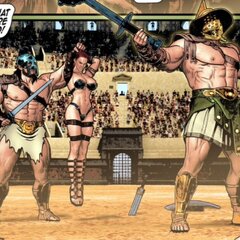 Spartana fights as a gladiator in - BDSM Art Collection - Pic 4