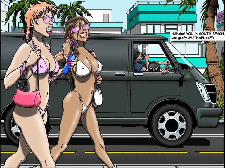 Stunning blonde and brunette are - BDSM Art Collection - Pic 1